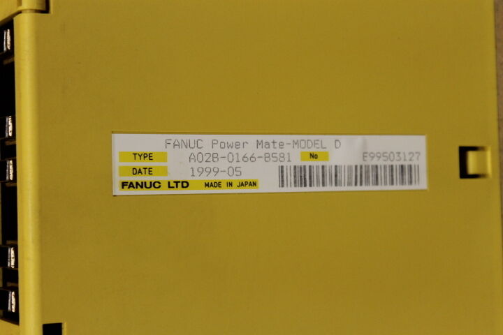 FANUC A02B-0166-B581 POWER MATE MODEL D