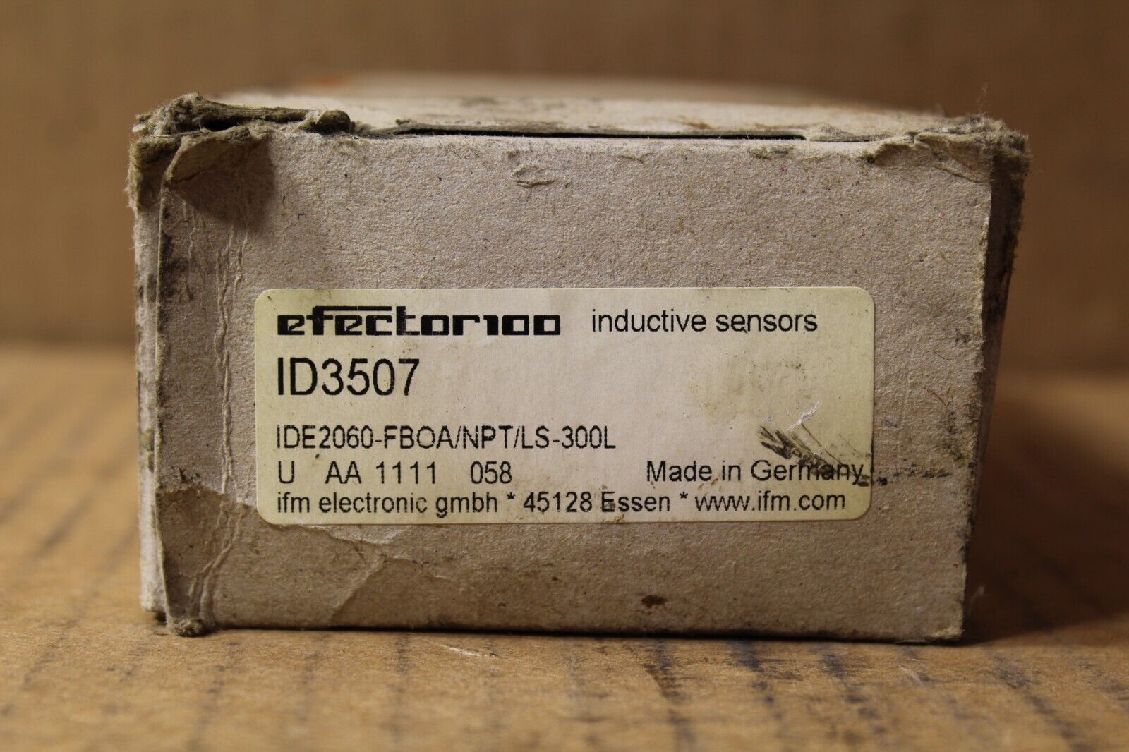 Efector 100 ID3507 Inductive Sensor