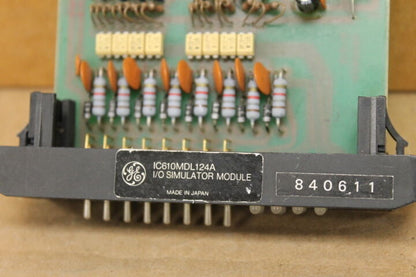 GE FANUC IC610MDL124A I/O SIMULATOR MODULE