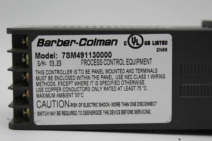 Barber-Colman 7SM491130000 Temperature Controller