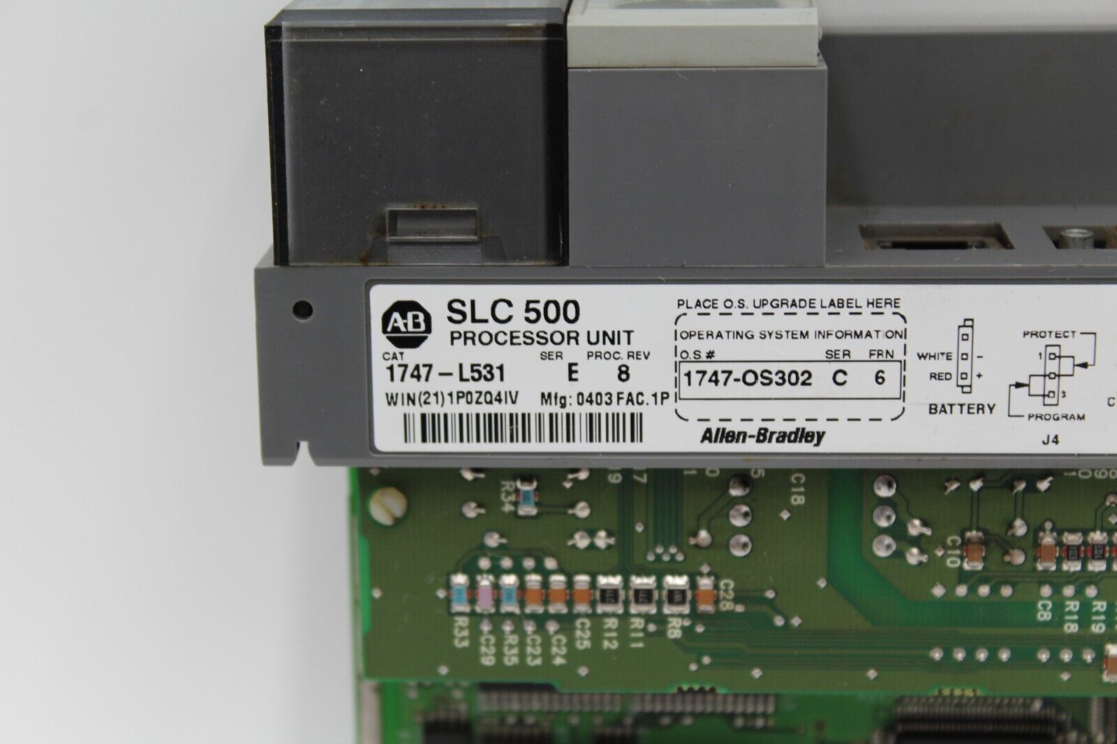 Allen-Bradley 1747-L531 SLC 500 Processor Unit *No Door*