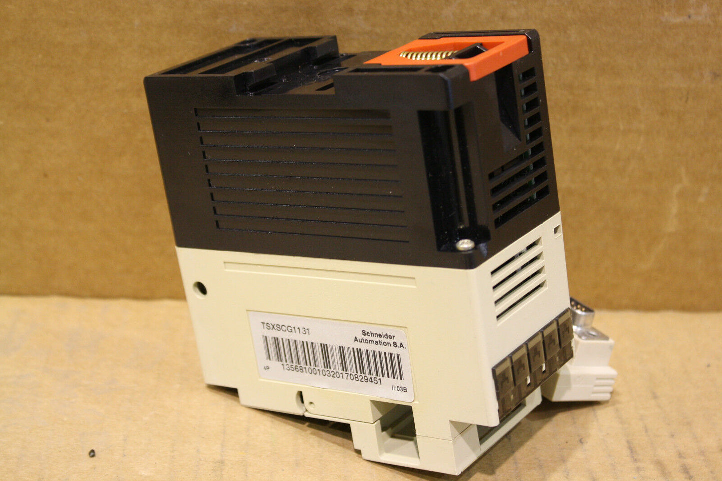 SCHNEIDER TELEMECANIQUE TSXSCG1131 RS232 COMMUNICATION MODULE W/ MODEM ADAPTER