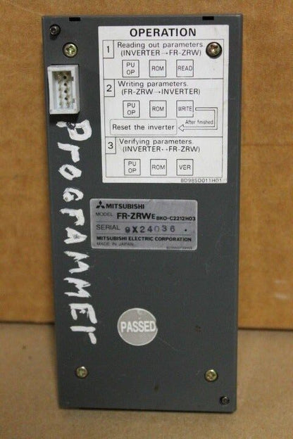 Mitsubishi FR-ZRWE Programmer