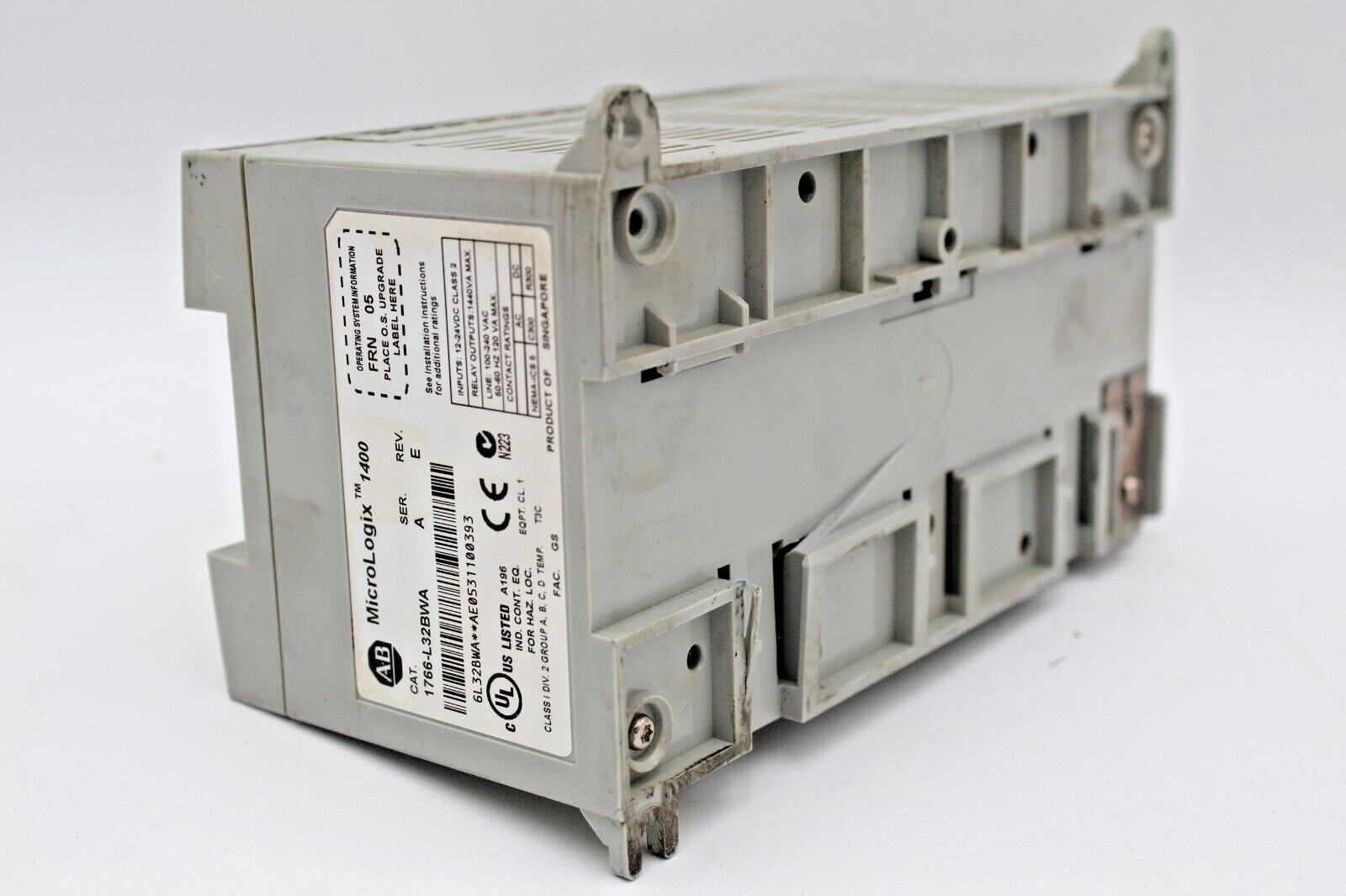 Allen-Bradley 1766-L32BWA MicroLogix 1400 32-Point Controller (Broken Din) (C)