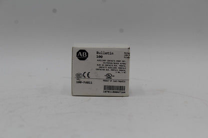 Allen-Bradley 100-FAB11 Front Mnt. Auxiliary Contact