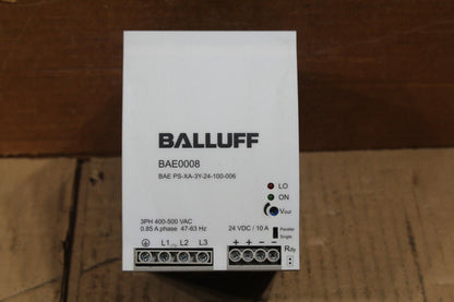 Balluff BAE008 PS-XA-3Y-24-100-006 Power Supply