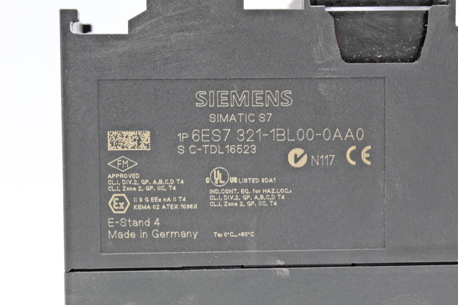 Siemens 6ES7 321-1BL00-0AA0 Simatic S7 Input Module