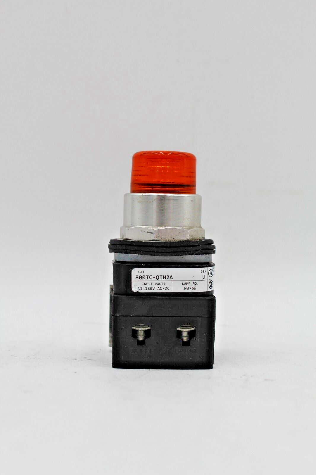 Allen-Bradley 800TC-QTH2A Orange LED Push Button