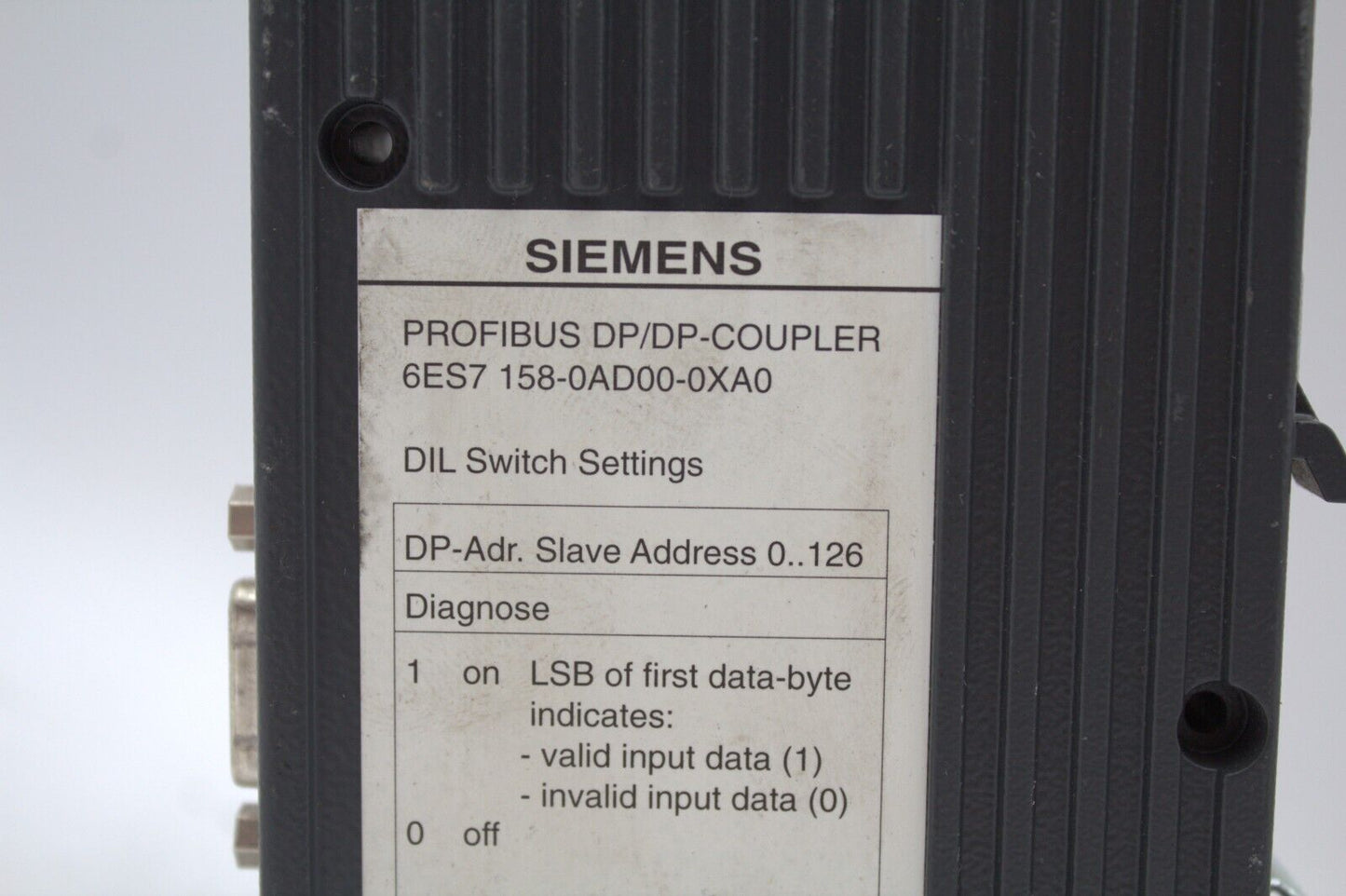 Siemens 6ES7158-0AD00-0XA0 Profibus DP/DP Coupler