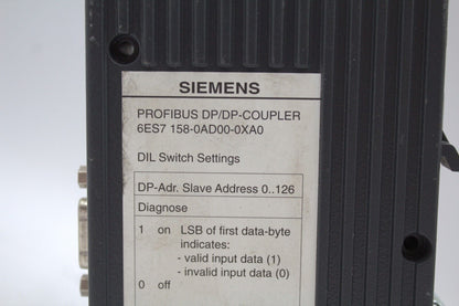 Siemens 6ES7158-0AD00-0XA0 Profibus DP/DP Coupler