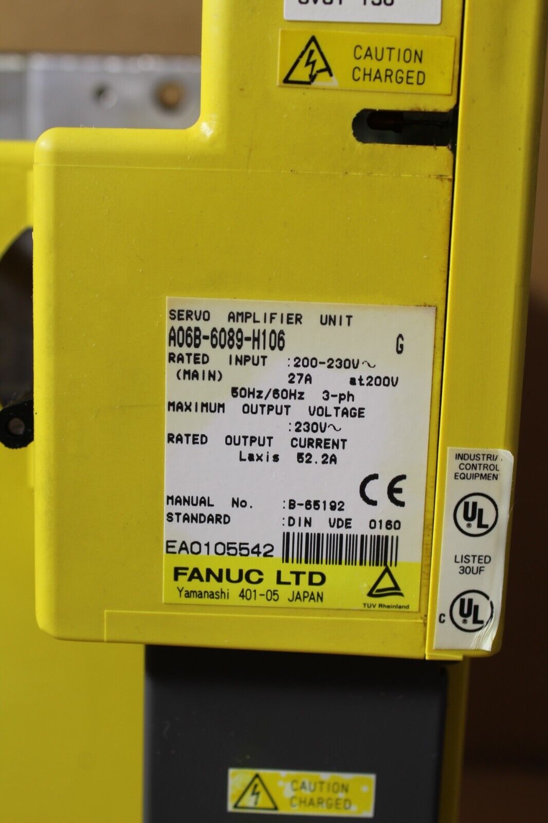 Fanuc A06B-6089-H106 Servo Drive Amplifier