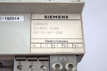Siemens 6SN1130-1AA11-0DA0 Simodrive