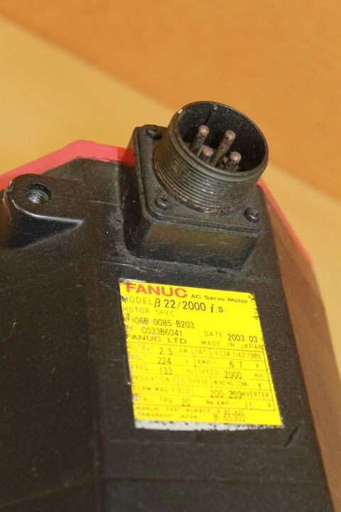 FANUC A06B-0085-B203 MOTOR