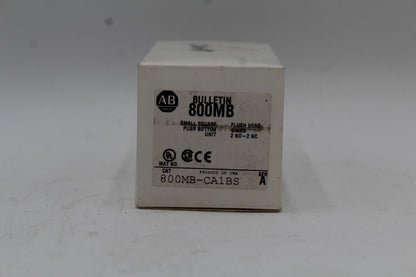 Allen-Bradley 800MB-CA1BS Small Square Push Button