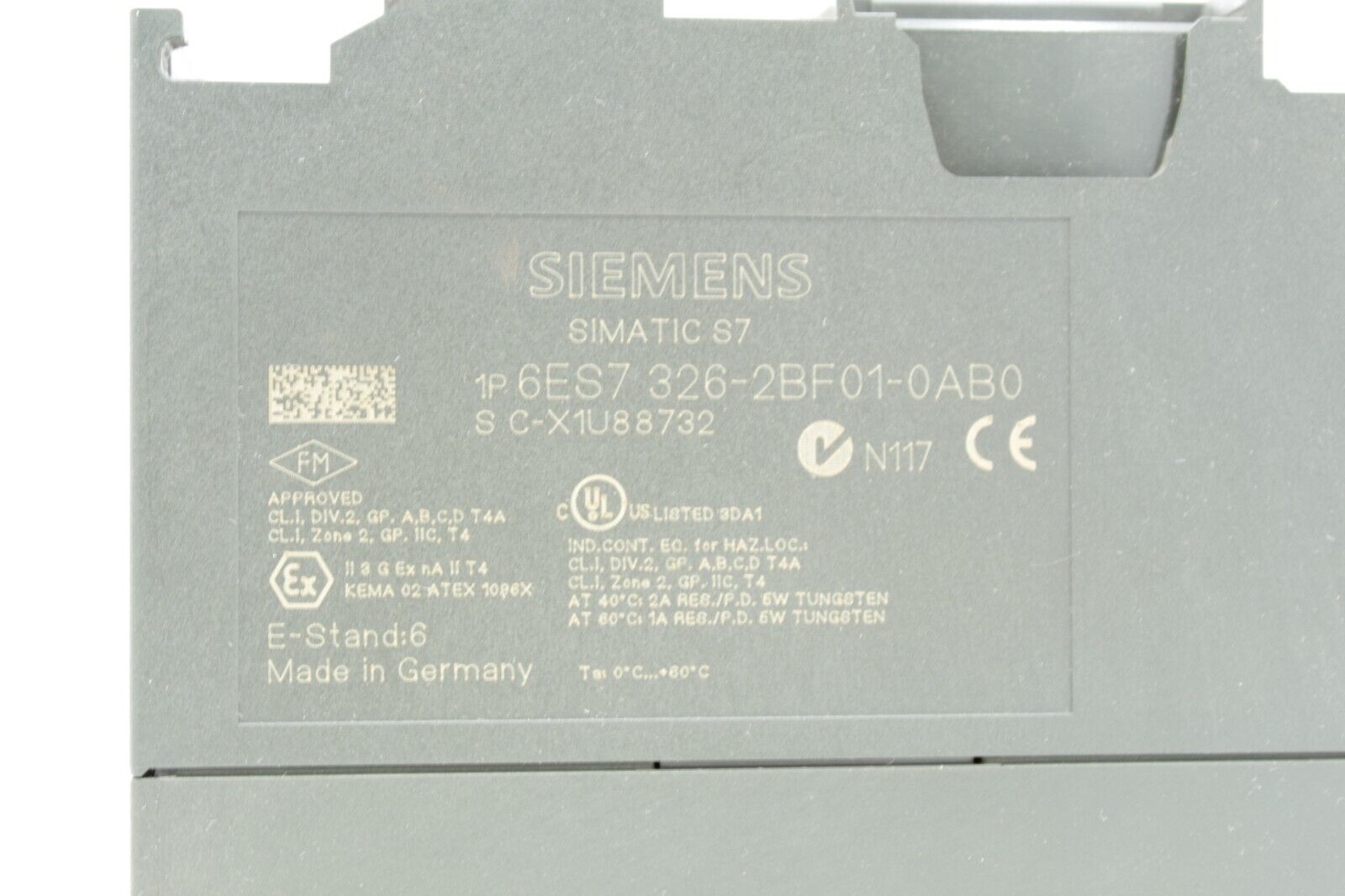 Siemens 6ES7 326-2BF01-0AB0 Simatic S7 Digital Output Module READ 1
