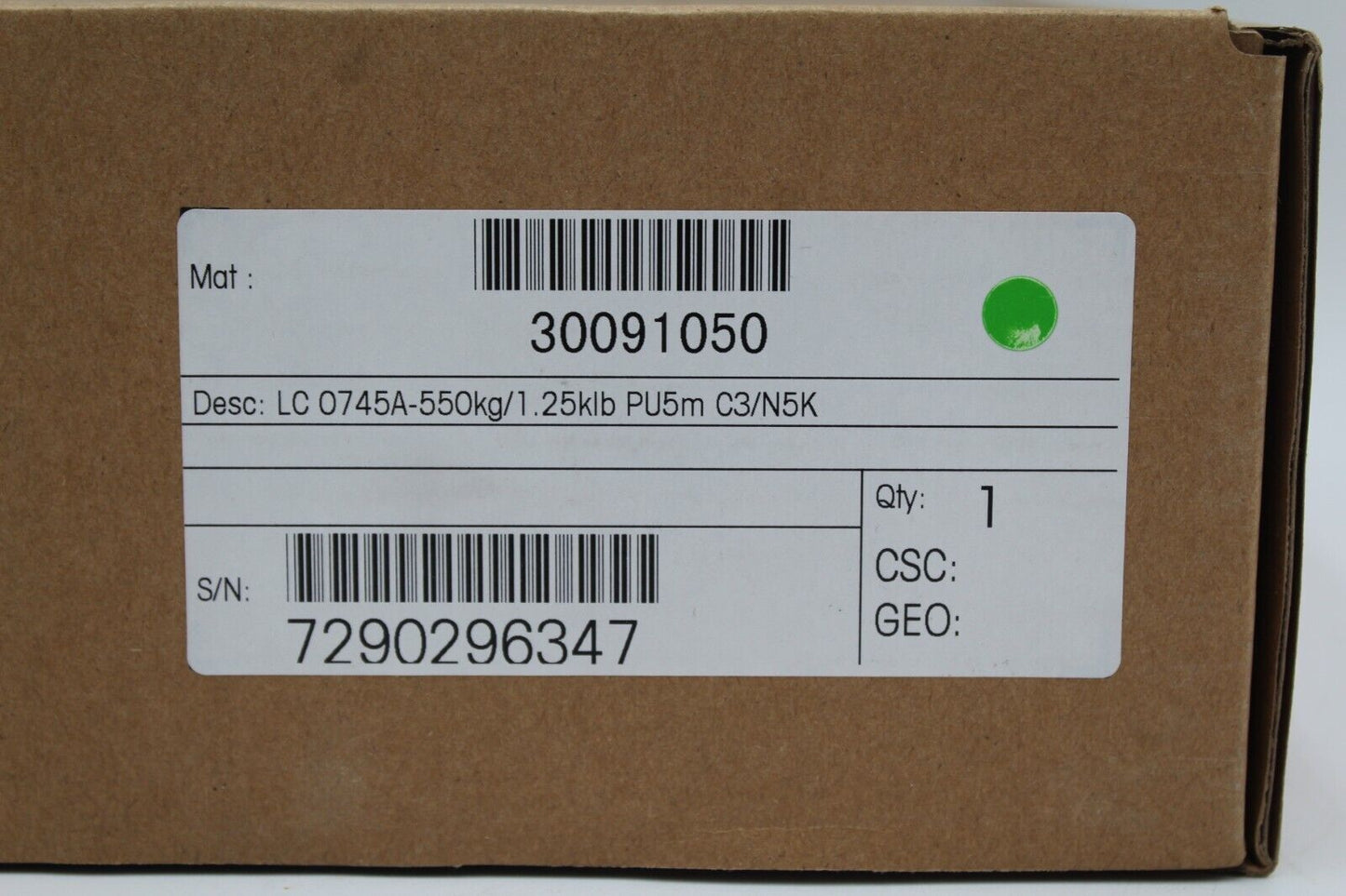 Mettler Toledo 30091050 Beam Load Cell