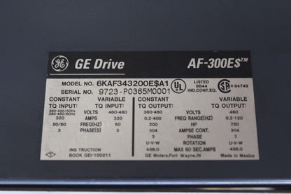 GE 6KAF343200E$A1 Drive