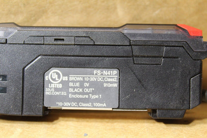 Keyence FS-N41P Fiber Amplifier Sensor
