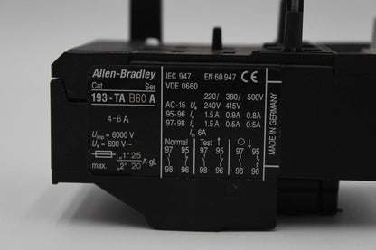 Allen-Bradley 193-TAB60 Overload Relay