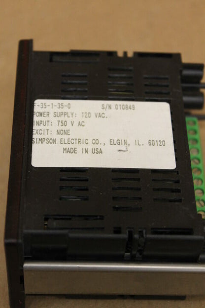 SIMPSON F-35-1-35-0 METER