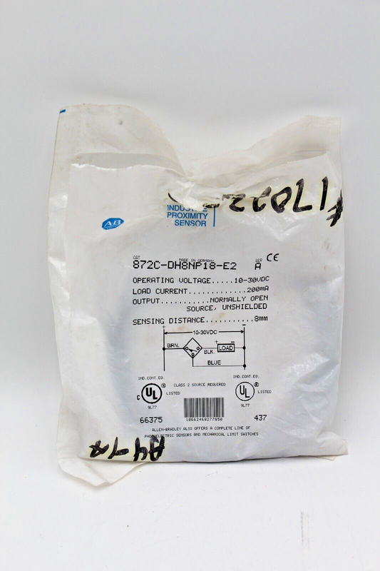 Allen-Bradley 872C-DH8NP18-E2 Industrial Proximity Sensor
