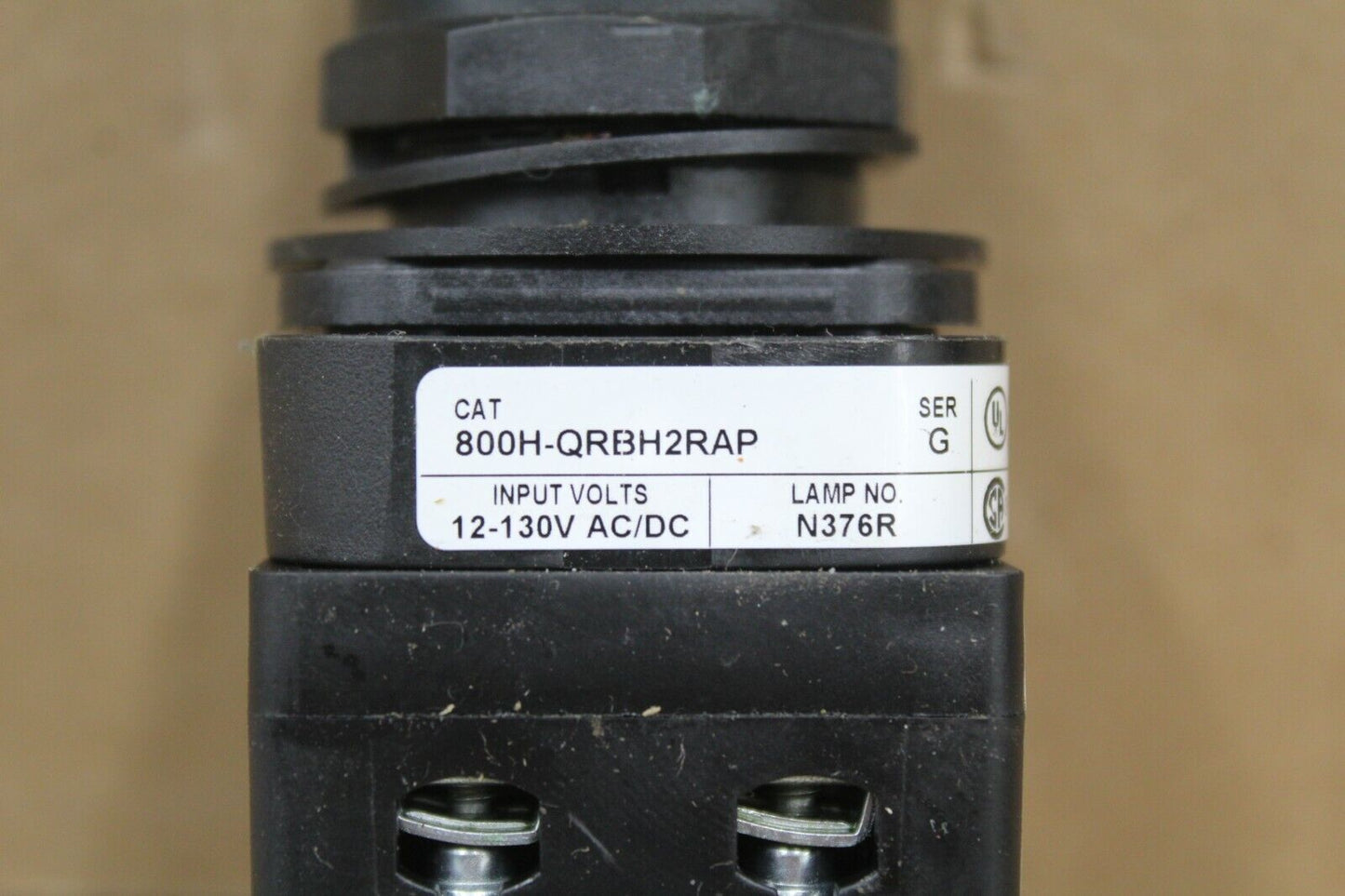 Allen Bradley 800H-QRBH2RAP Red Push Button