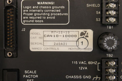 NAMCO CA410-10000 PROGRAMMABLE LIMIT SWITCH M7-10-10