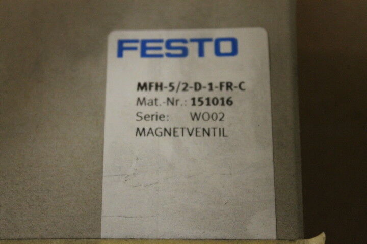 FESTO MFH-5/3G-D-1-C SOLENOID VALVE