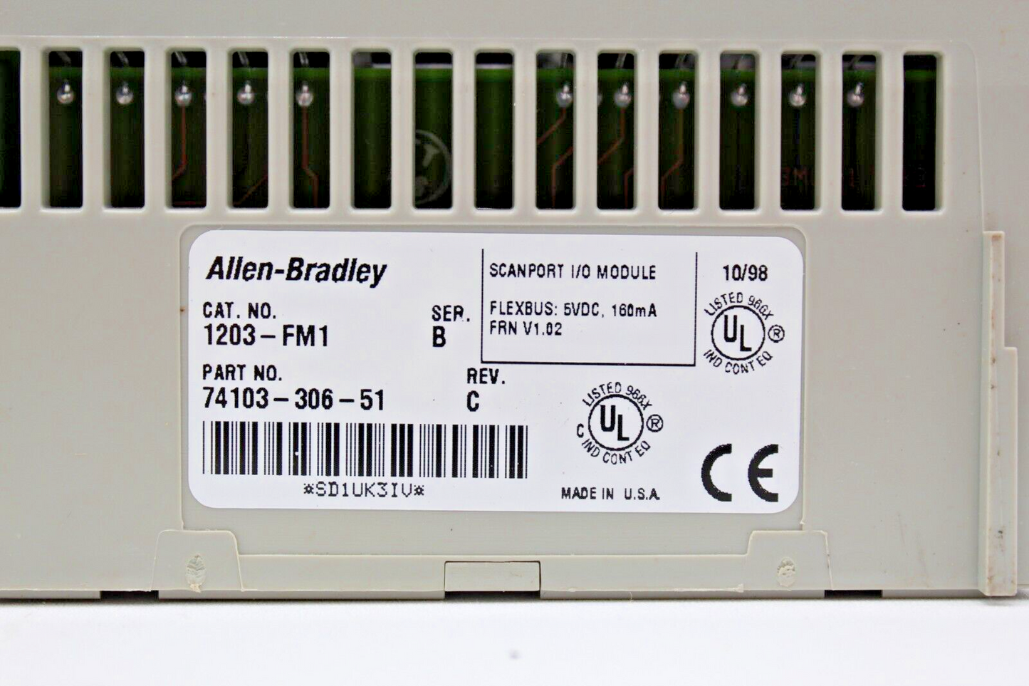 Allen-Bradley 1203-FM1 Flex I/O Scanport I/O Module
