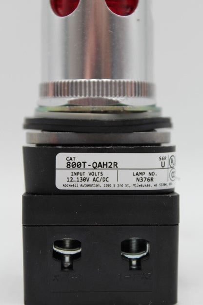 Allen-Bradley 800T-QAH2R Red Push Button
