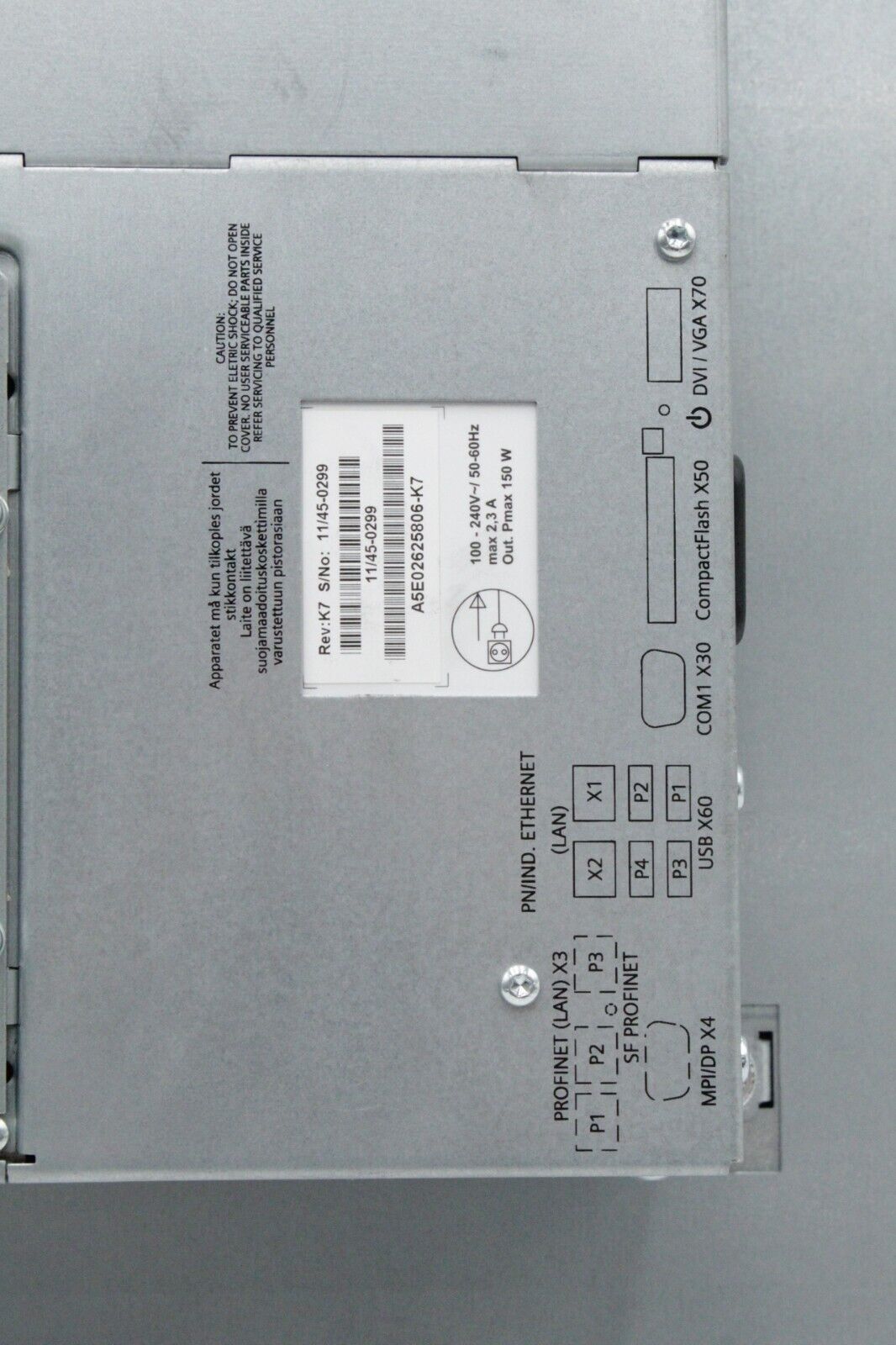 Siemens HMI IPC677C 6AV7894-0FE12-1AB0 Simatic HMI Integra Panel