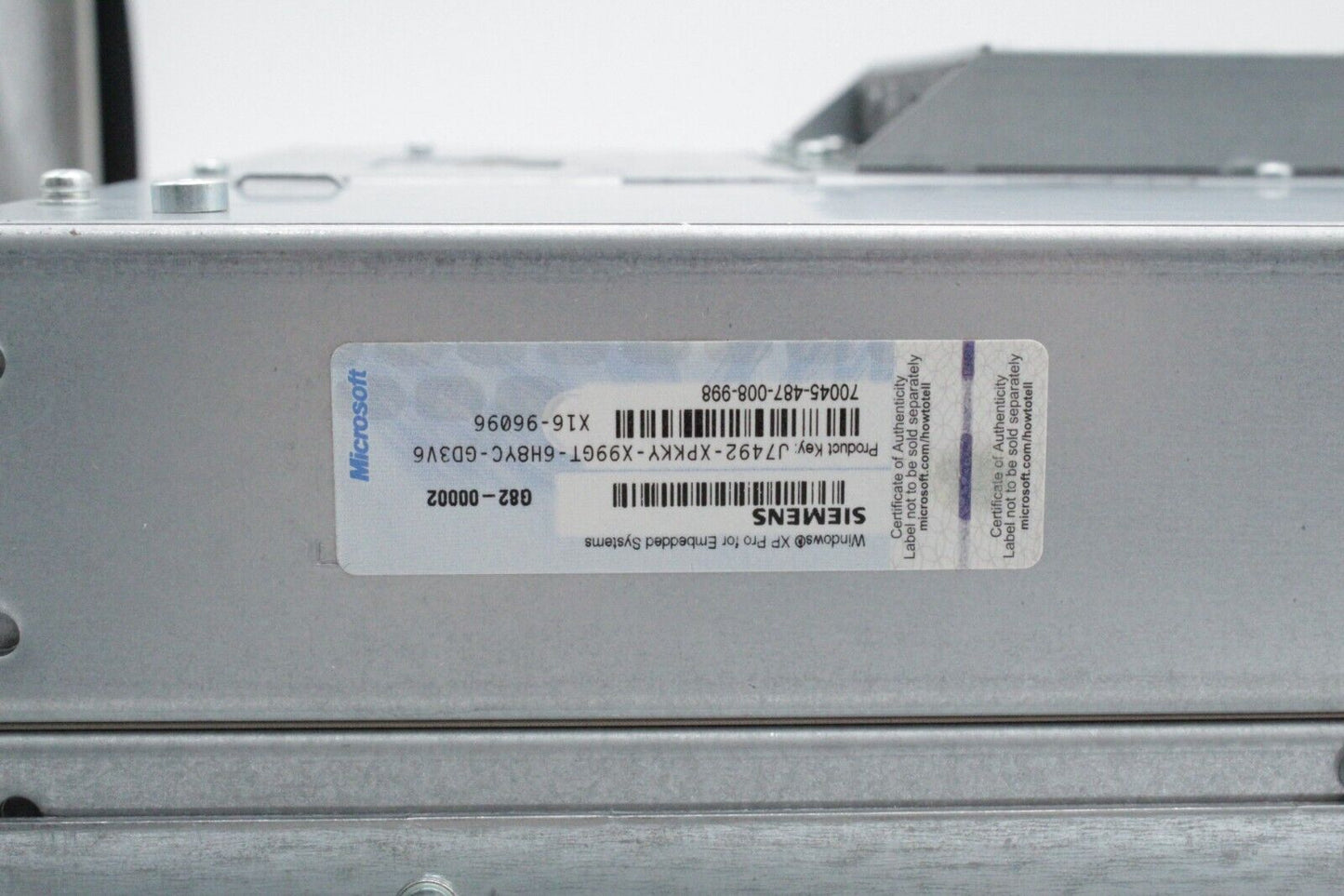 Siemens HMI IPC677C 6AV7894-0FE12-1AB0 Simatic HMI Integra Panel