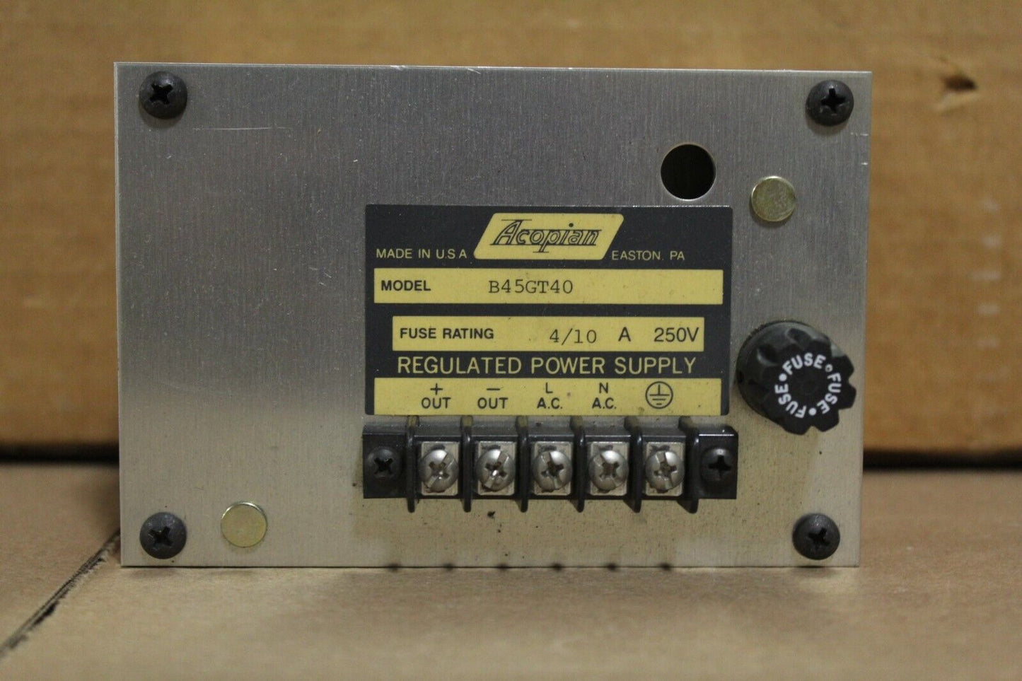 Acopian B45GT40 Power Supply