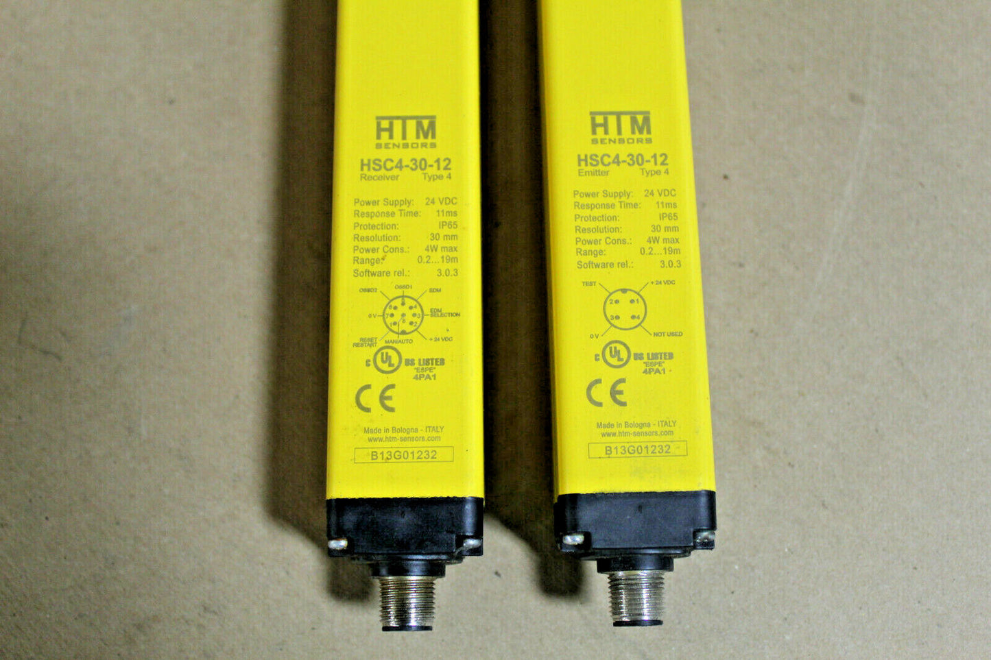 HTM Electronics HSC4-30-12 Emitter & Receiver