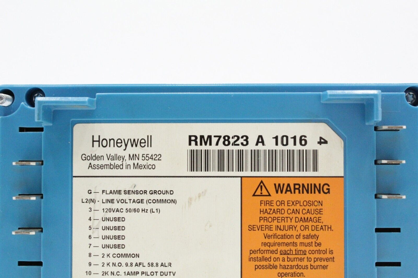 Honeywell RM7823 A 1016 7800 Series Burner Control Unit