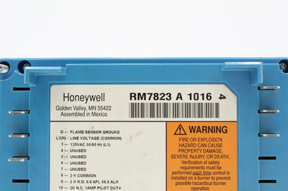 Honeywell RM7823 A 1016 7800 Series Burner Control Unit