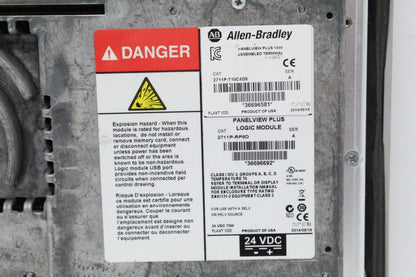 Allen-Bradley 2711P-T10C4D8 PanelView Plus 1000 (Dirty)