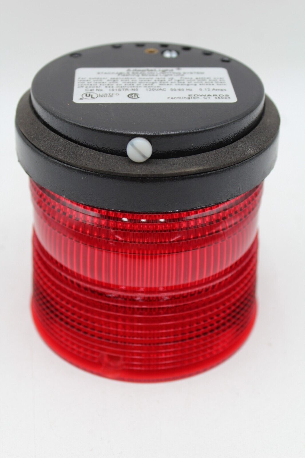 Edwards AdaptaLight 101STR-N5 Red Flashing Stackable Beacon