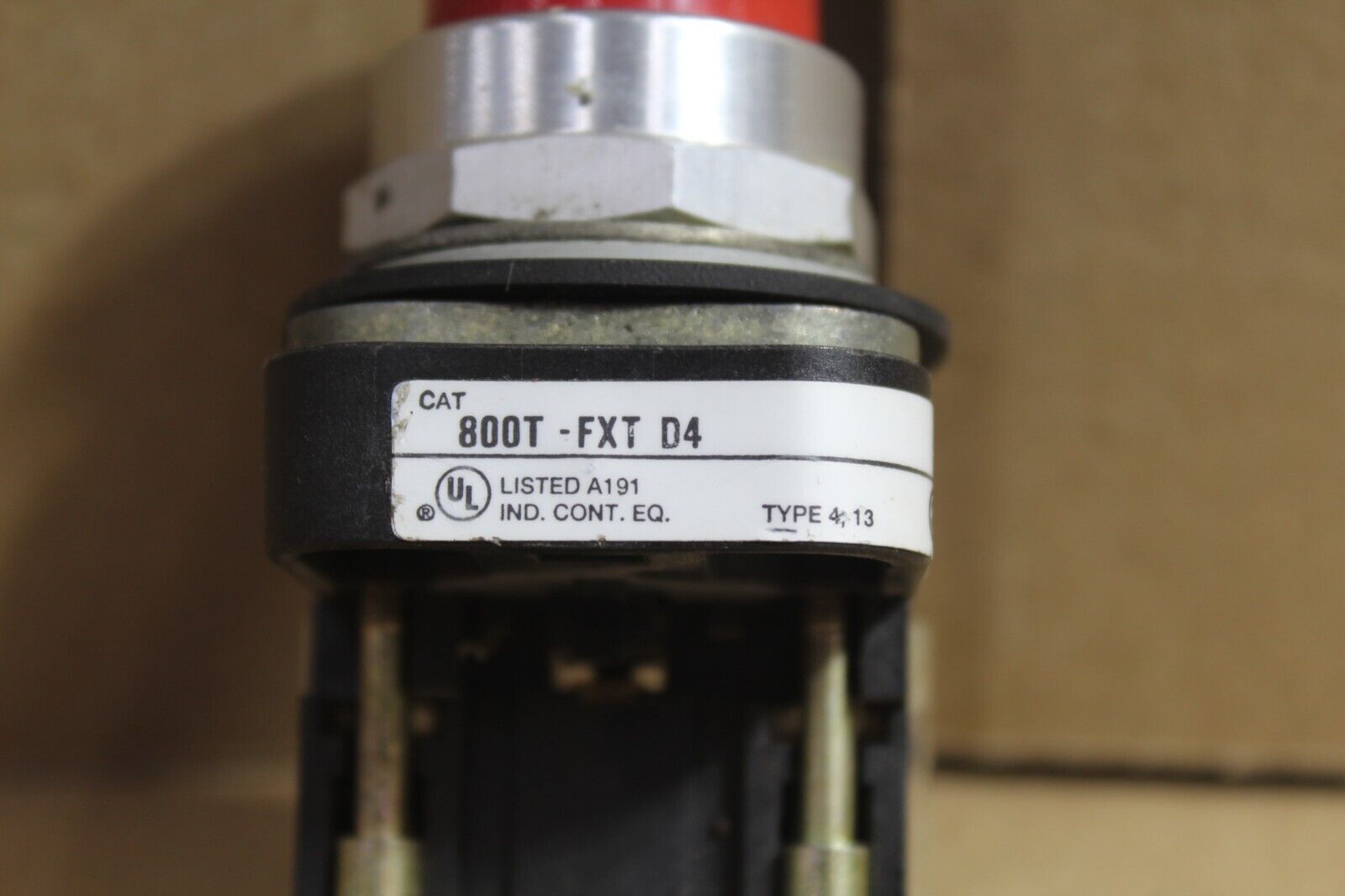 Allen Bradley 800T-FXTD4 Red Button