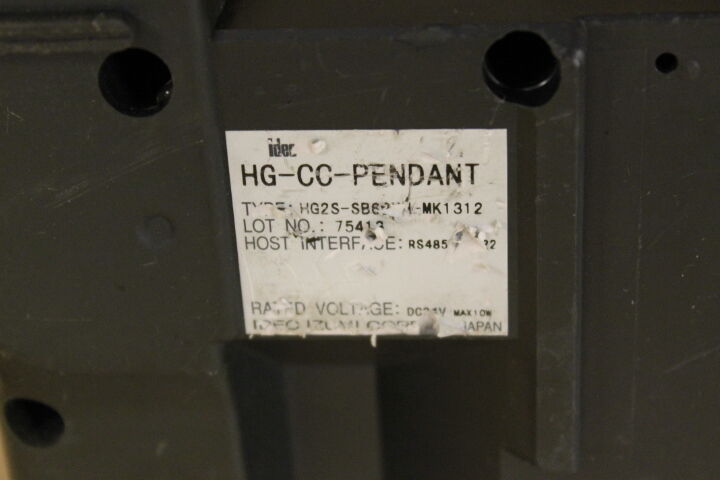 IDEC HG2S-SB62YH-MK1312 PENDANT HG-CC-PENDANT