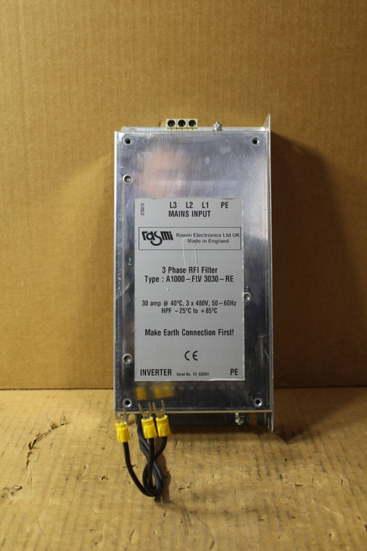 Rasmi Electronics A1000-FIV3030-RE 3-Phase RFI Filter