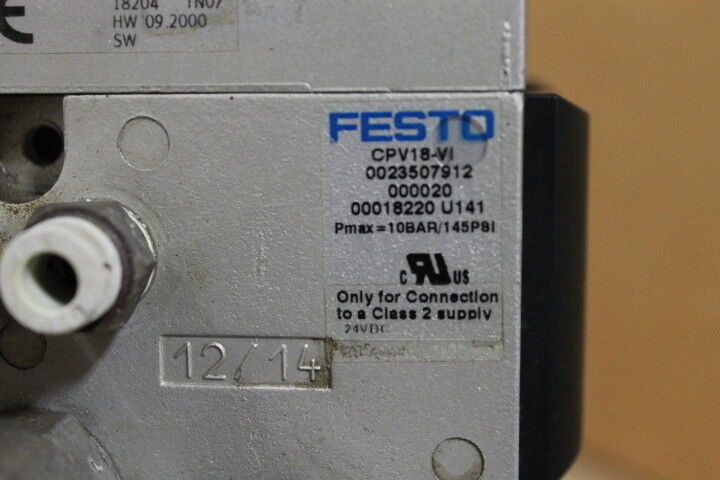 FESTO ELECTRIC CPV18-VI DISTRIBUTION ASSEMBLY
