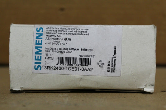 SIEMENS 3RK2400-1CE01-0AA2 MODULE