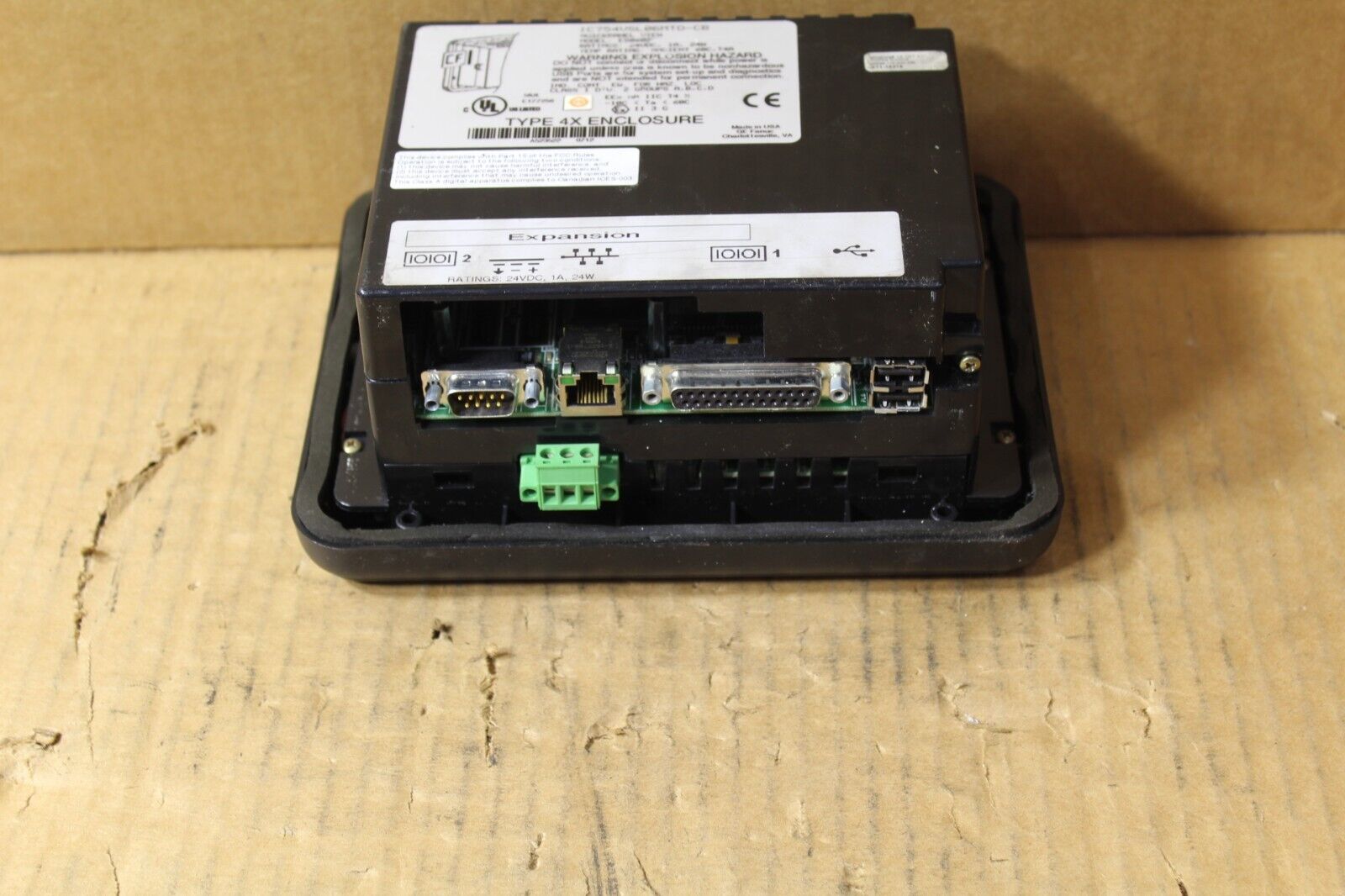 GE Fanuc IC754VSL06MTD-CB QuickView Panel