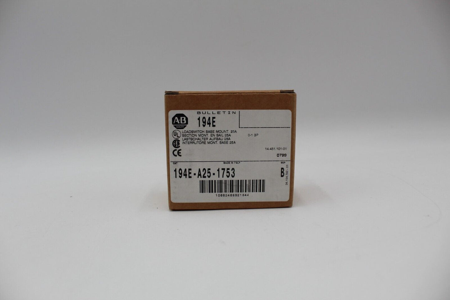 Allen-Bradley 194E-A25-1753 3-Pole Load Switch