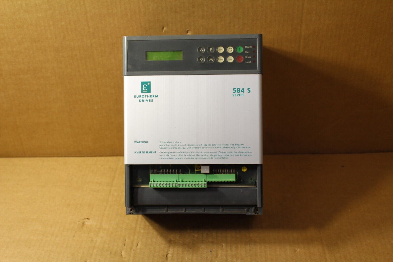 Eurotherm 584S/0040/400/0010/US/000/0000/000/B0/000/000 Inverter (No Cover)