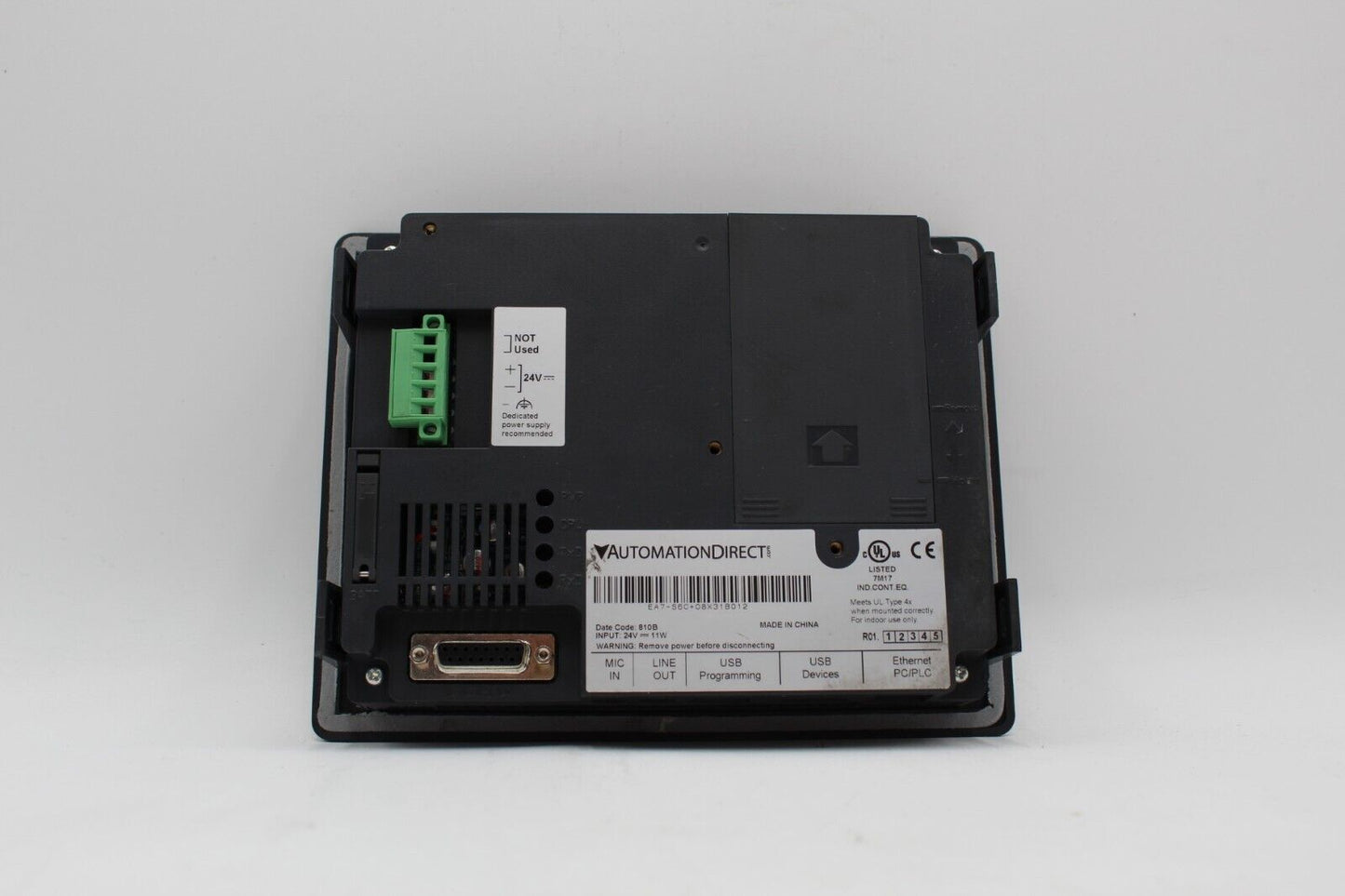 Automation Direct EA7-S6C +08X31B012 Operator Interface Panel