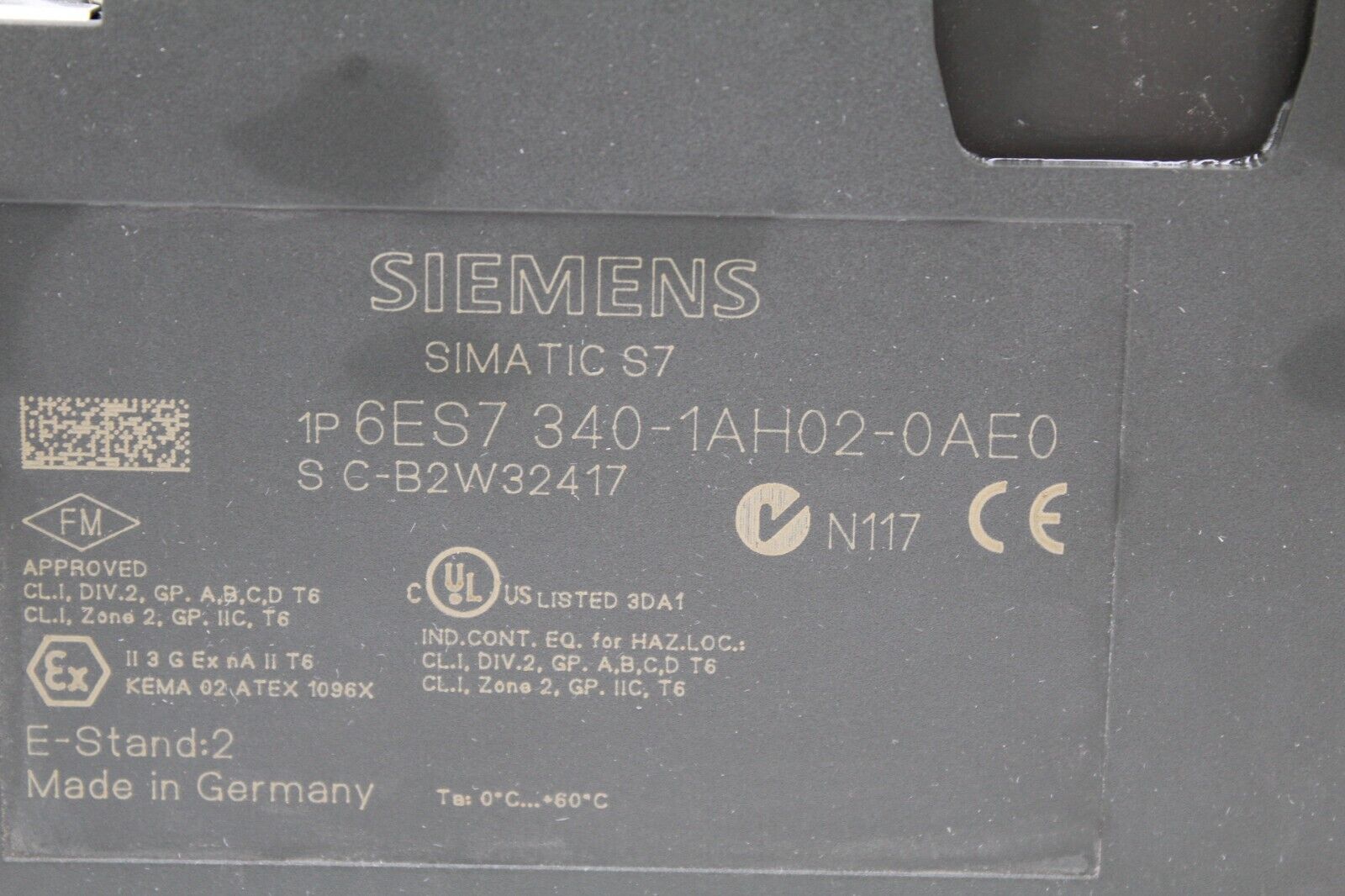 Siemens 6ES7 340-1AH02-0AE0 Communication Module 6ES7340-1AH02-0AE0