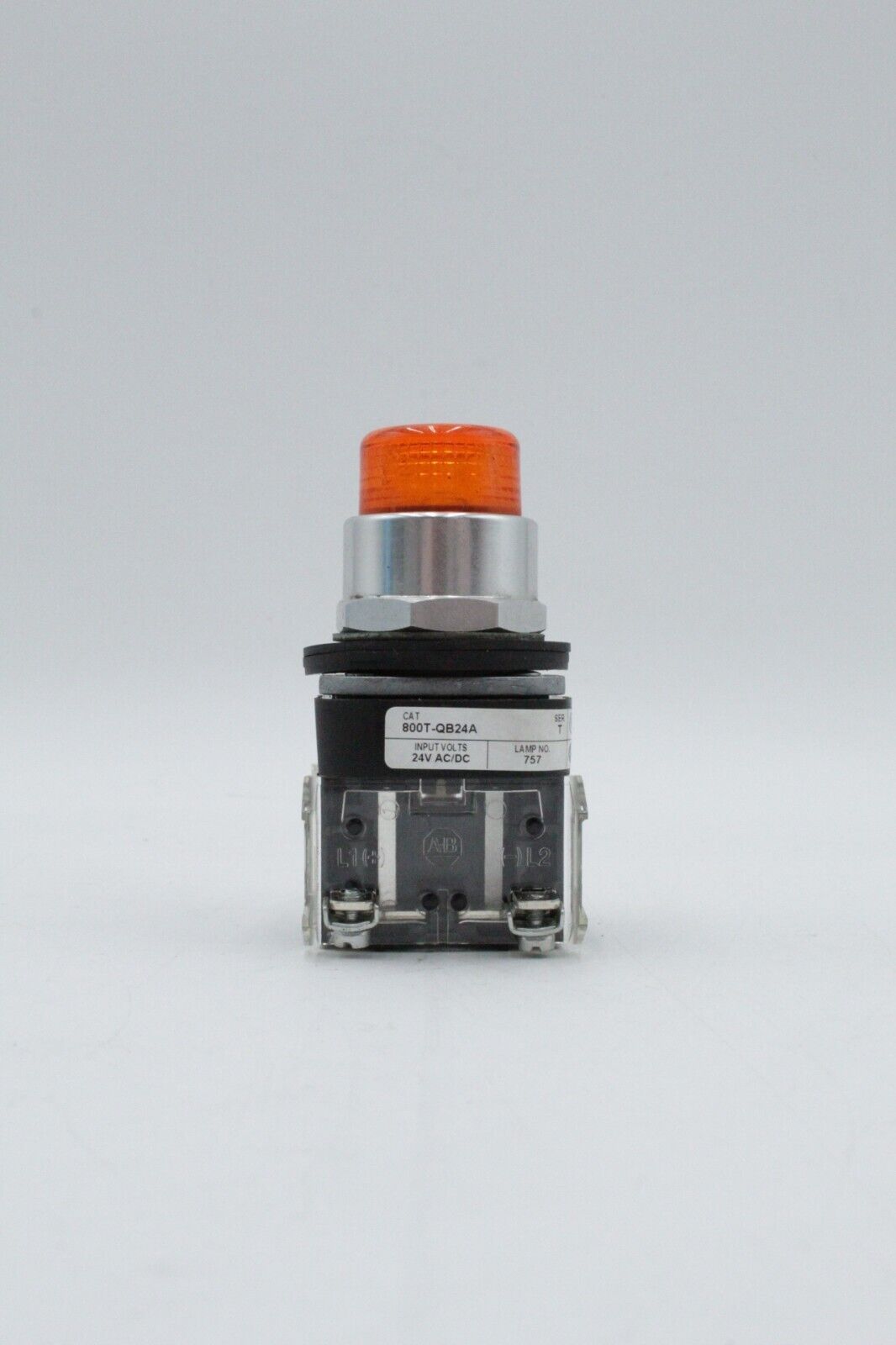 Allen-Bradley 800T-QB24A Orange Push Button