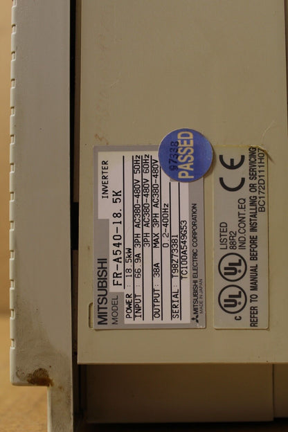 Mitsubishi FR-A540-18.5K Inverter